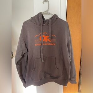 Outdoor Research Grey Hoodie Size Large